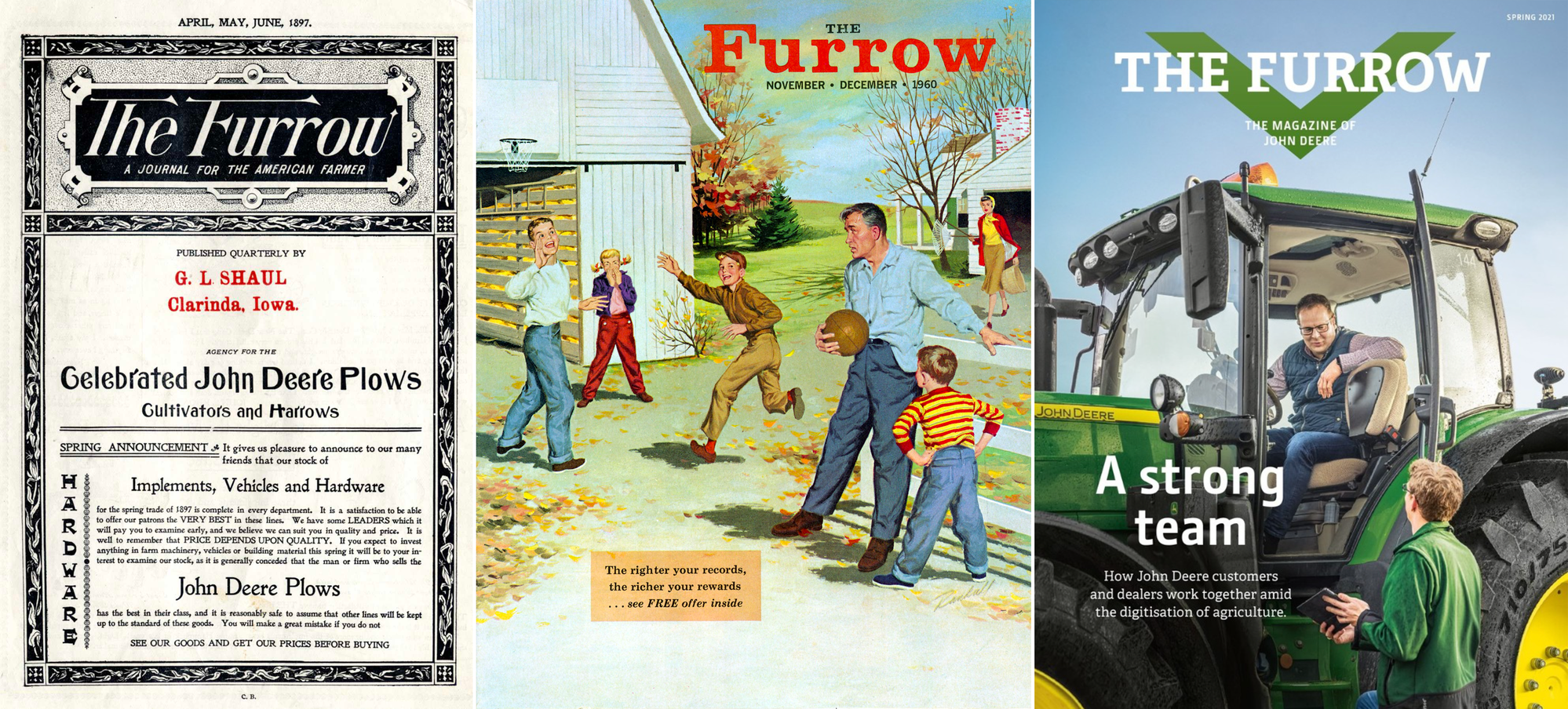 The Furrow Magazine over the years