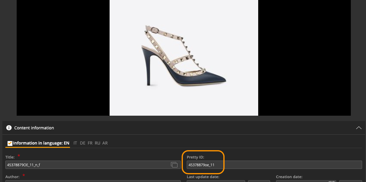 How to use THRON PrettyIDs for Content, Folders and Tags